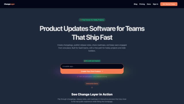 Change Layer project screenshot